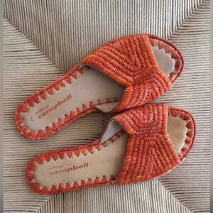 Jeffrey Campbell | raffia sandals | Size 7.5 (runs small, fits like 7)